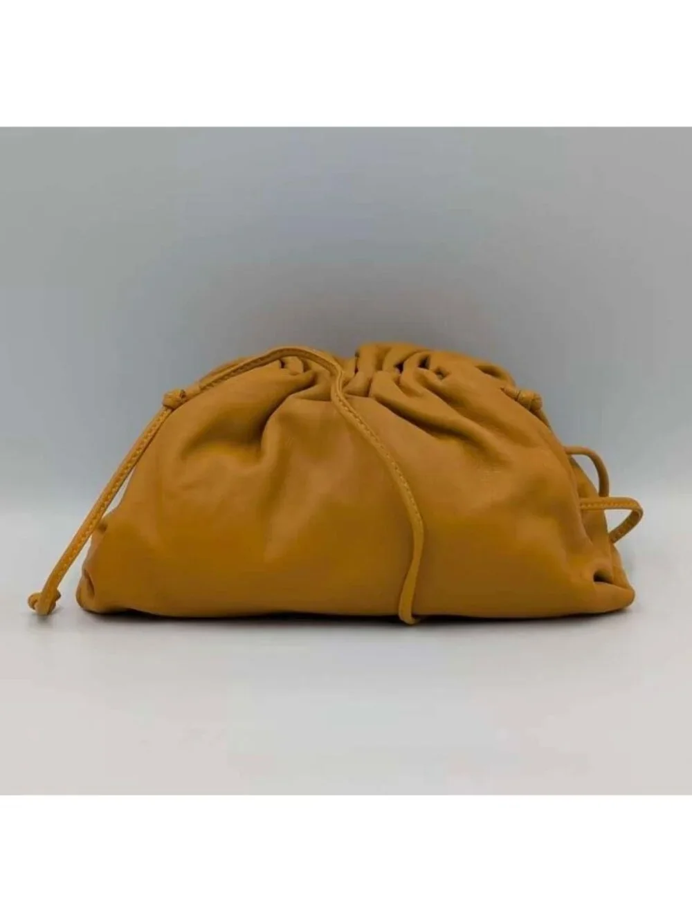 Bottega Veneta Butter Calfskin The Mini Pouch Caramel B08896149B